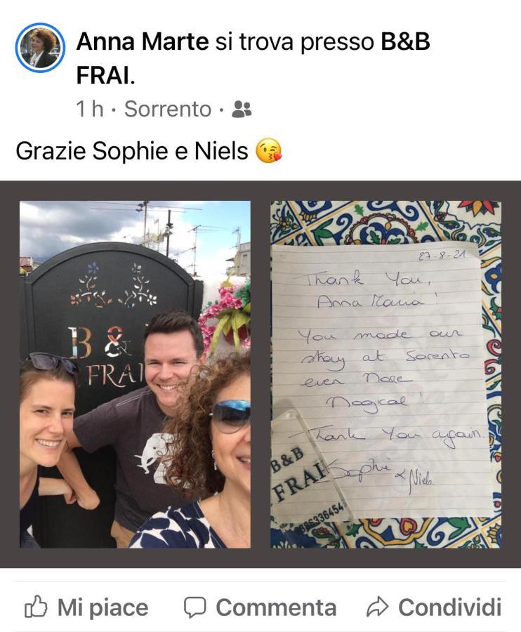 B&B Frai Sorrento Eksteriør billede